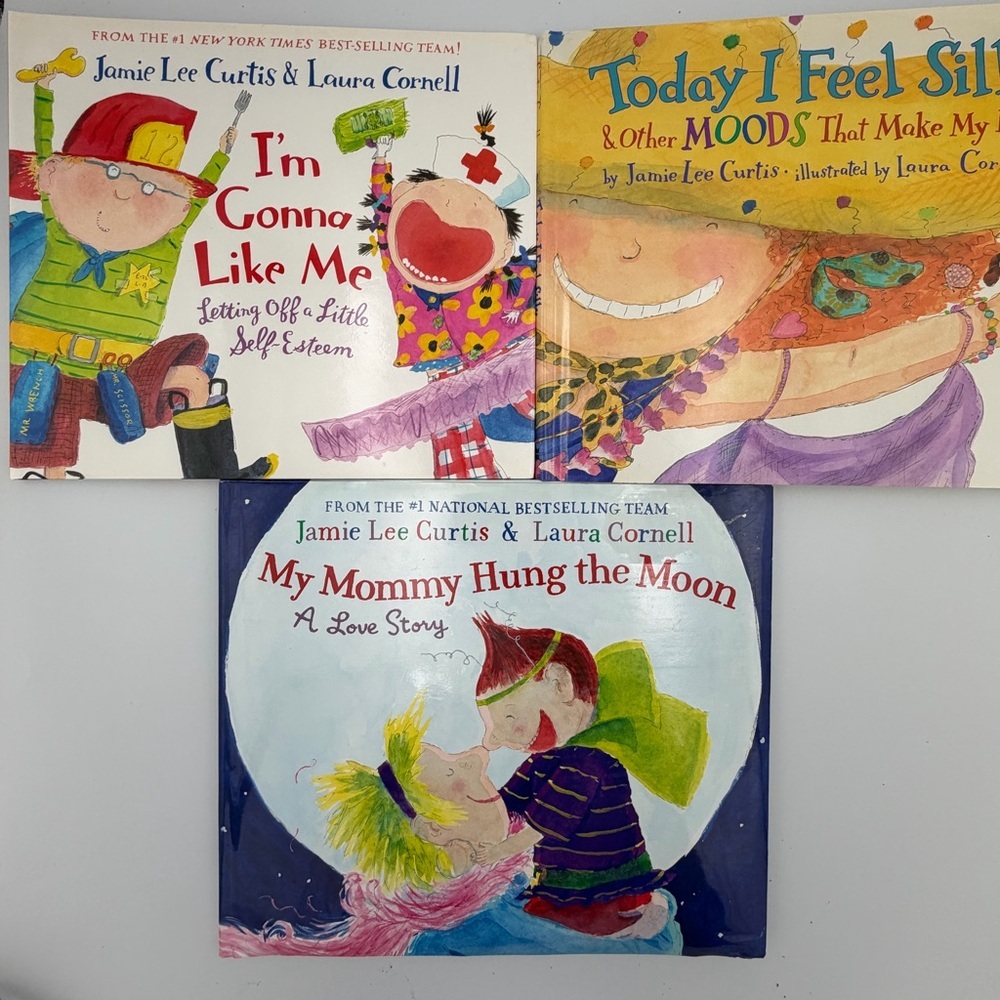Children's 3 Book Set by Jamie Lee Curtis